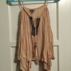 Boho off the shoulder style top